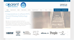 Desktop Screenshot of aparentivf.com